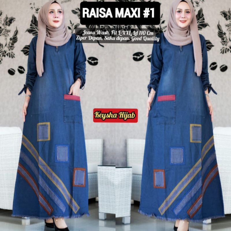 GAMIS RAISA MAXI#1 BY KEYSHA HIJAB