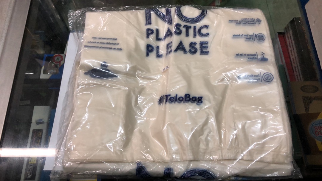 Kantong (17x32cm) Ramah Lingkungan Dari Singkong - Produk Indonesia