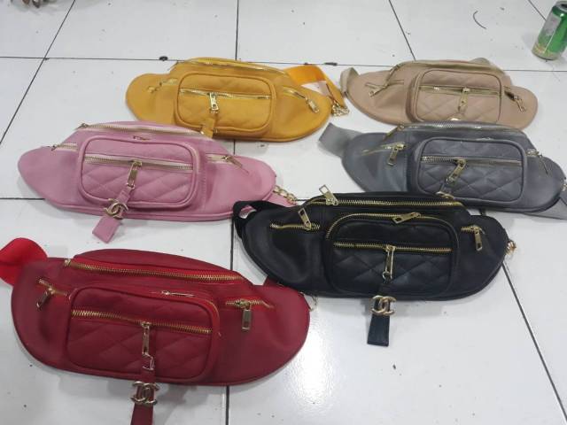 Tas Waistbag CHONNELL GIGII 5 Rest Tas Pinggang Terbaru / Tas Bahu Wanita Gaul