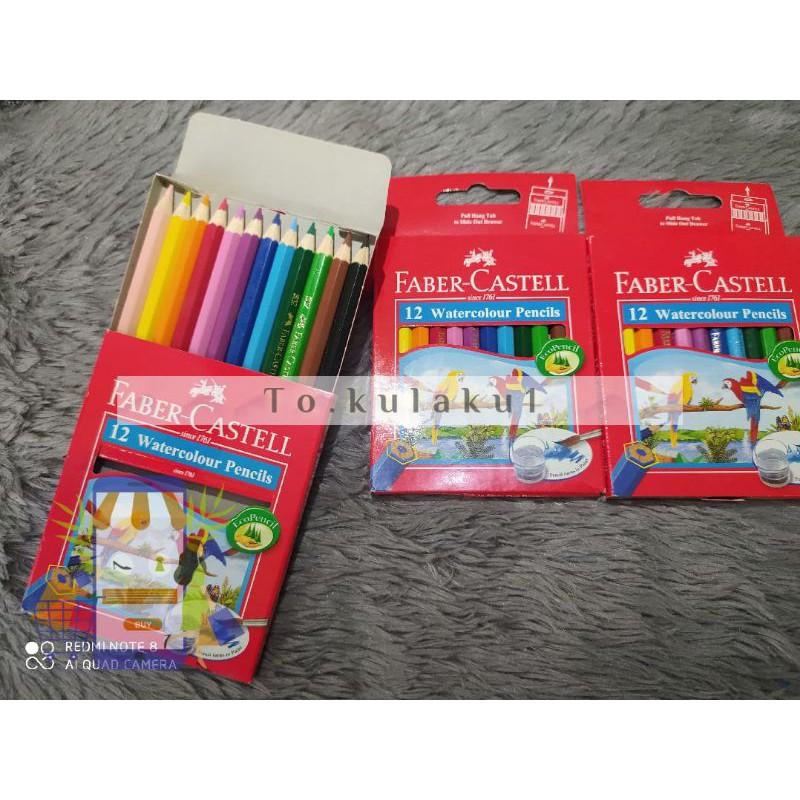 

MURAH!! FABER CASTELL 12 Watercolour Pencils