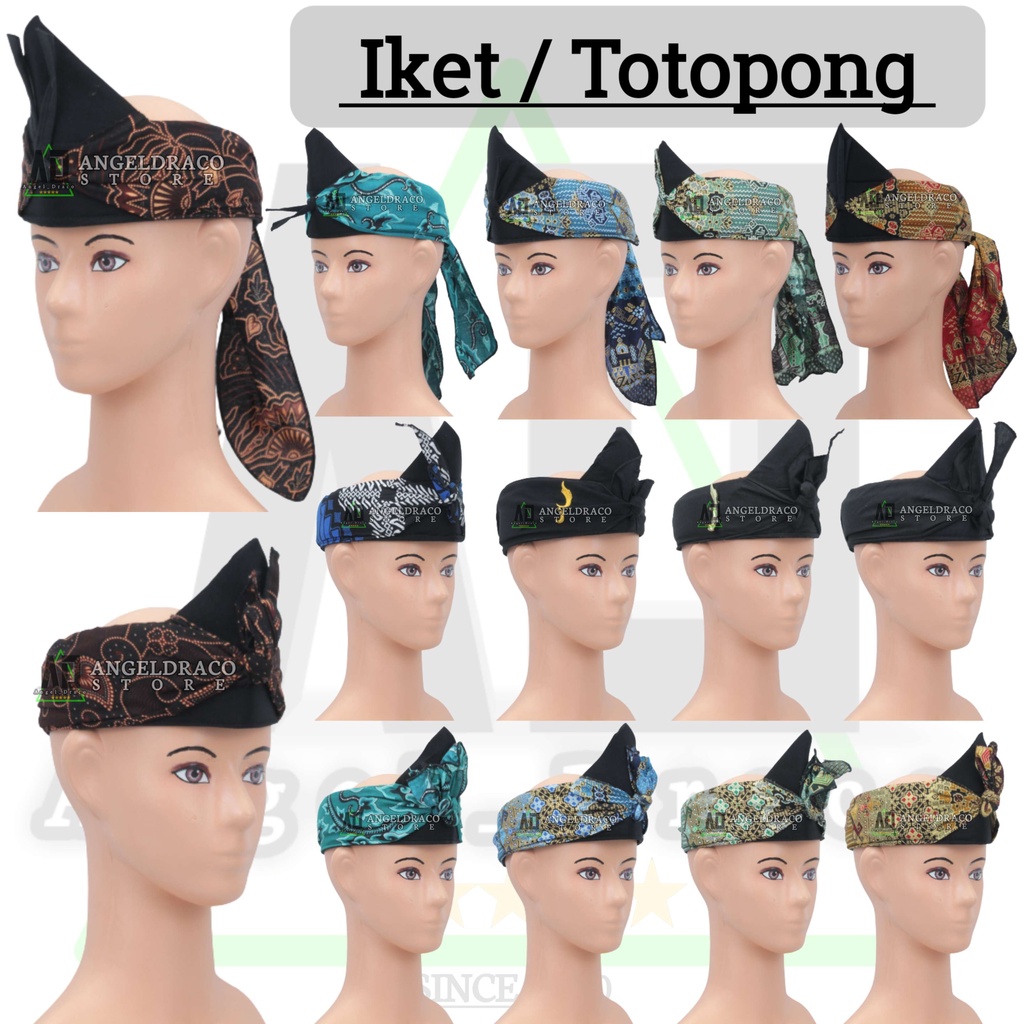 Iket Totopong Sunda Iket Kepala