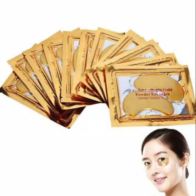 Masker Mata Panda/Masker kelopak mata Collagen Gold murah