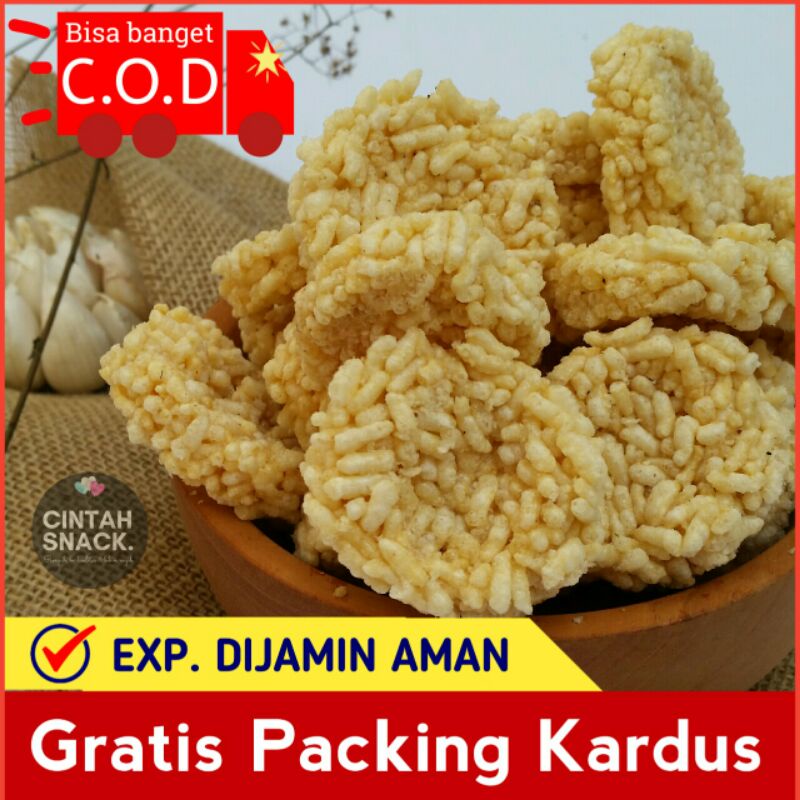 

RENGGINANG KETAN 250 GRAM GURIH / KERIPIK CRIPING RENYAH