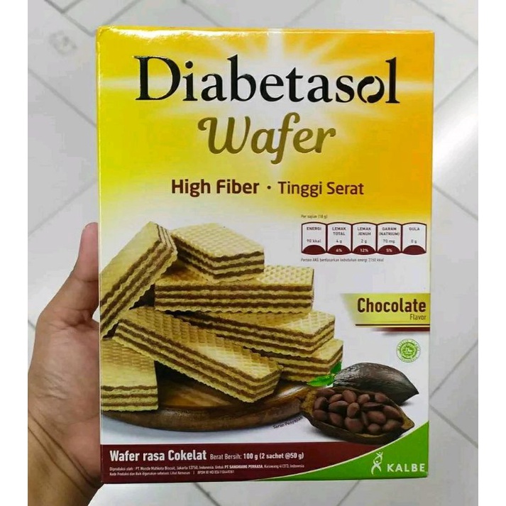 

Diabrtasol Wafer Rasa Cokelat 100 gram