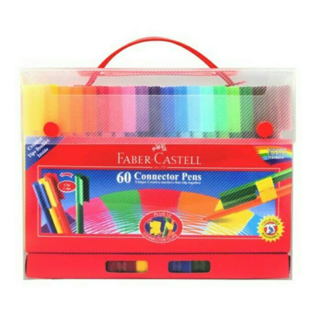 

Connector Pen Faber Castell 60 Warna Spidol Warna Faber