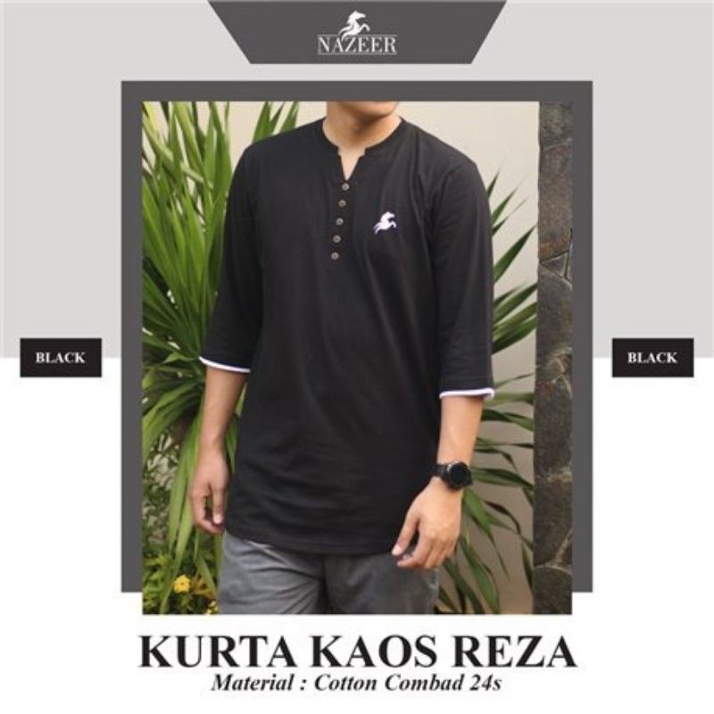 KURTA KAOS REZA, KAOS LENGAN PENDEK
