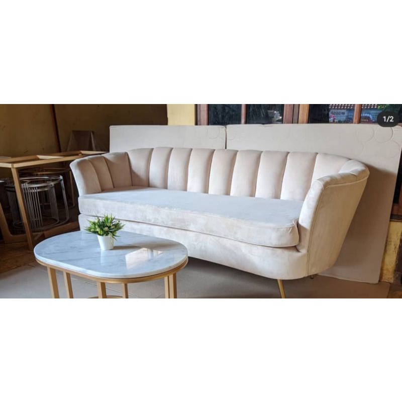 sofa minimalis sofa kerang cantik sofa lucu salon butik dll