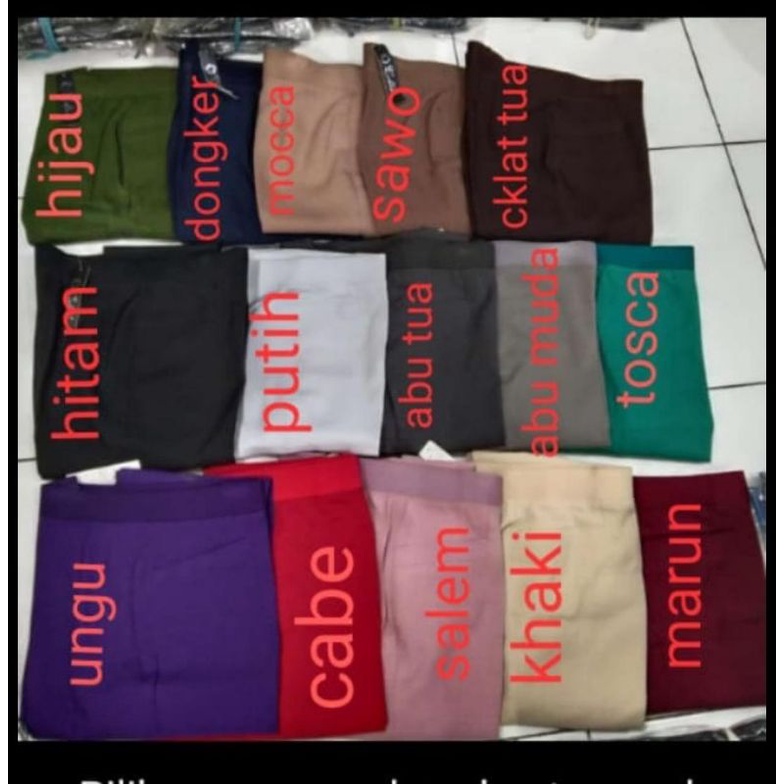 (Bisa COD) CELANA KERJA WANITA MERK CELLIA UKURAN S-XXL