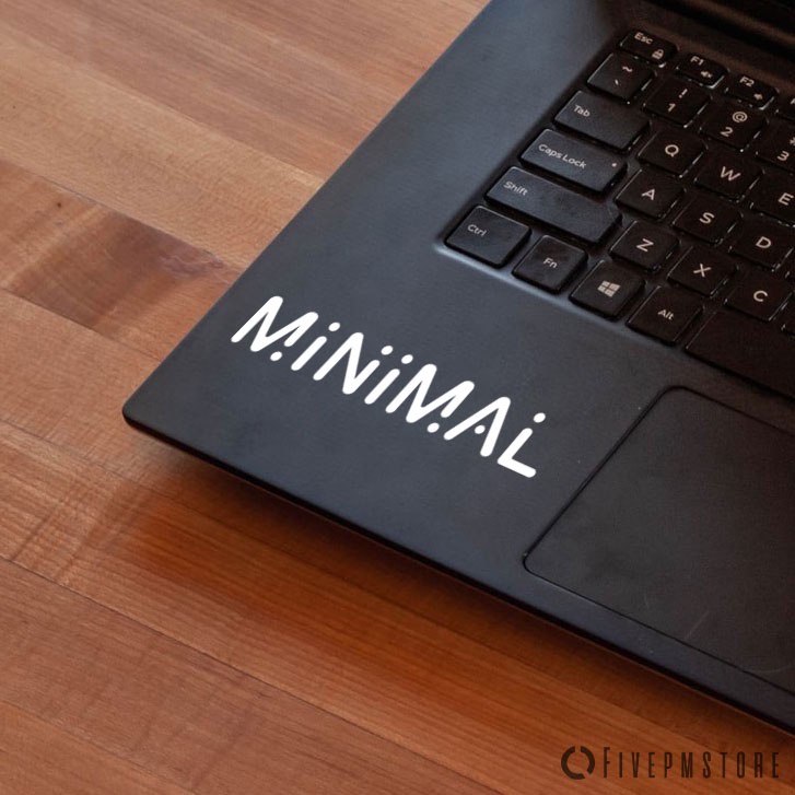 Stiker Minimal - sticker Minimal untuk laptop Mac Asus Acer
