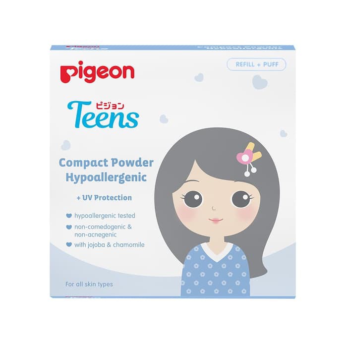 Pigeon Teens Compact Powder + uv protection