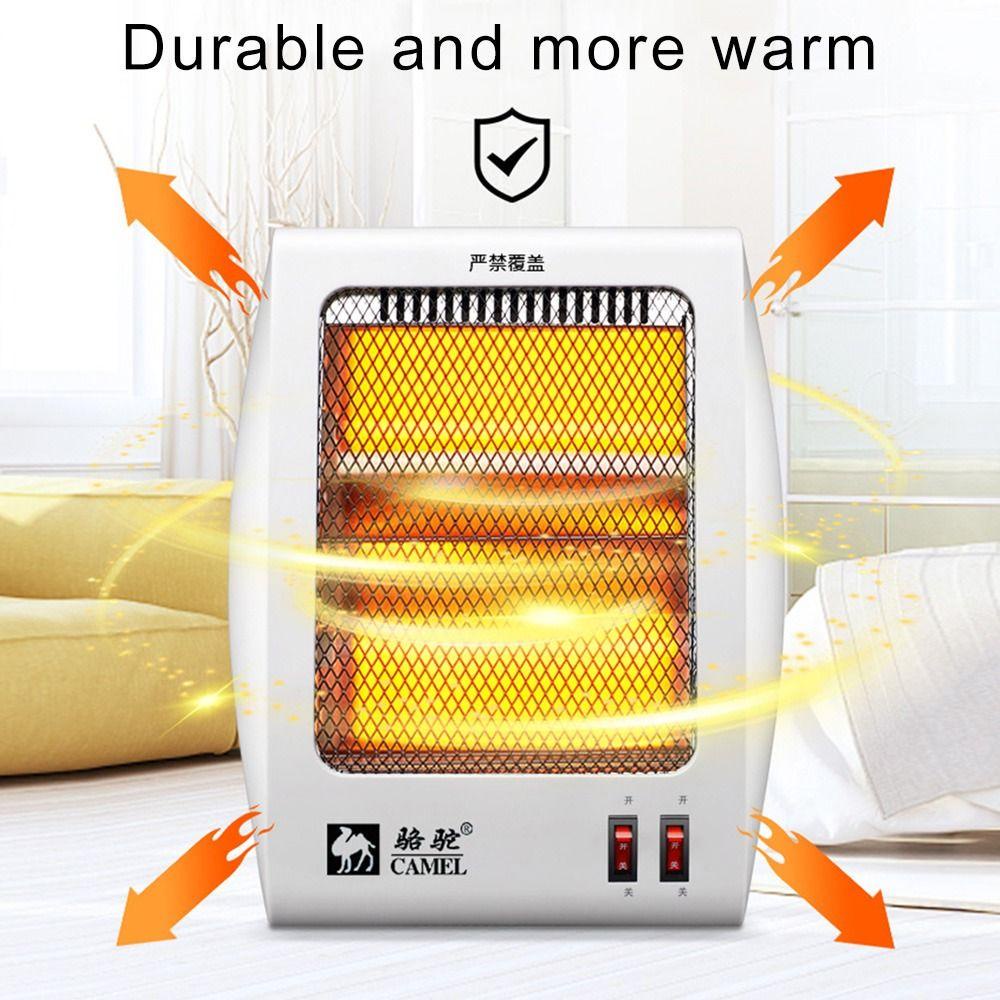 Preva 600W Mini Heater Portable Low Noise Pemanasan Cepat Rumah Tangga Pemanas Udara Blower Udara Panas