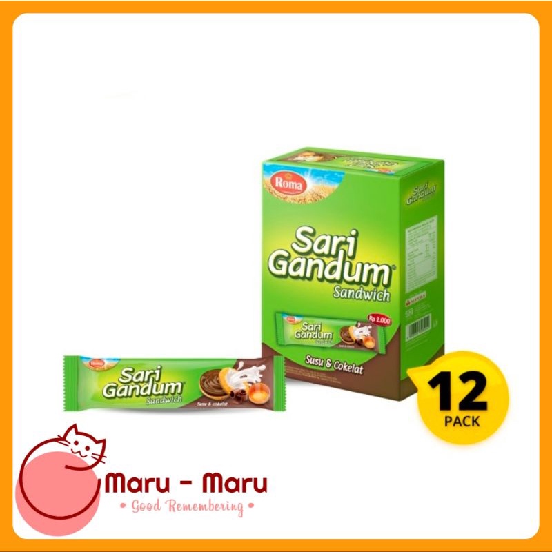 

Roma Sari Gandum isi 12pcs @38.5gr