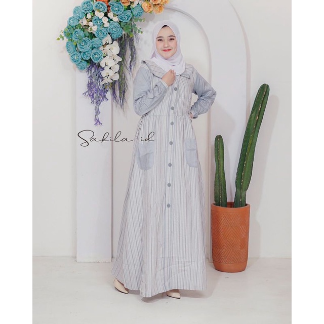 SAKILA DRESS SALUR // DRESS KATUN HARUKA MIX RAYON