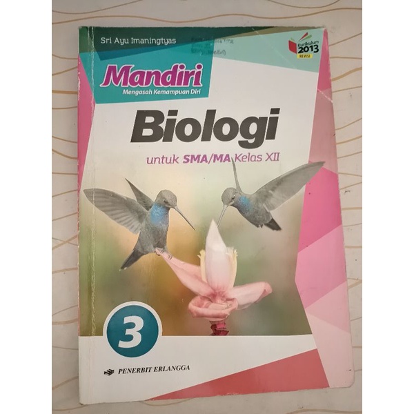 Buku Mandiri Biologi kelas 12 SMA Erlangga