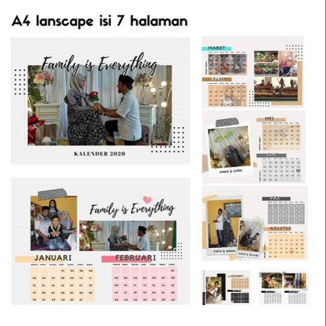 

Best seller !!! Kalender 2020 dinding / gantung a3 dan a4 _ isi 7 dan 13 halaman