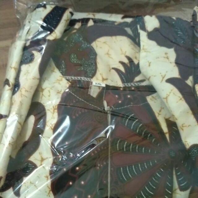 Tunik Batik Belah Depan Jumbo S M L Xl Xxl 3xl 4xl