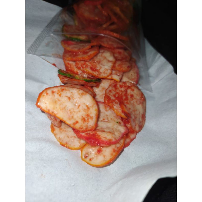

kerupuk bantet rasa Balado Pedas dan Balado