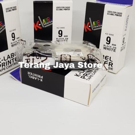 

♬ K-Label Printer Tape Catridge for Casio 9mm KZ-9WE Label for Casio 9mm ❃