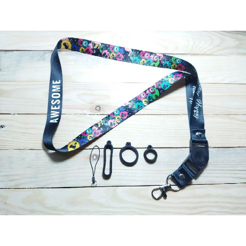 

Lanyard Cartoon AWESOME / STAY HAPPY