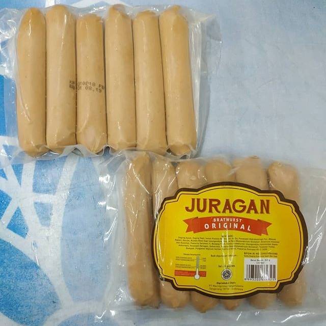 

[FRESHKIRIM SIAP ]SOSIS JURAGAN ORI PJ 14cm/7CM ISI 6 12