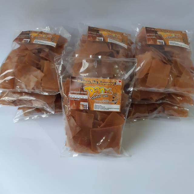 

kerupuk cumi 1500 gr kemasan 10 bungkus khas Banyuwangi | Daniel Home Industri