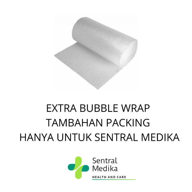 

BUBBLE WRAP TAMBAHAN PACKING KHUSUS SENTRAL MEDIKA