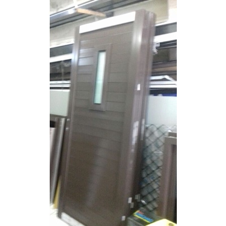 pintu,aluminium,warna,coklat,kusen,jendela,cesmen