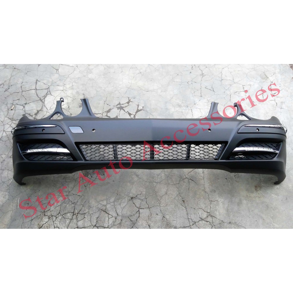 Bumper Depan Standard + DRL Mercedes Benz W211 Facelift