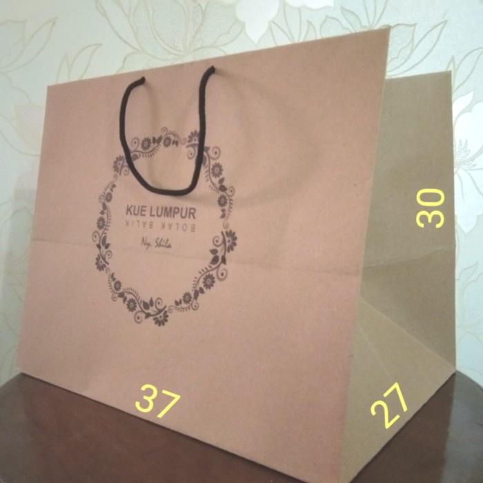 

NEW paper bag besar 37*27*30 cetak custom - polos