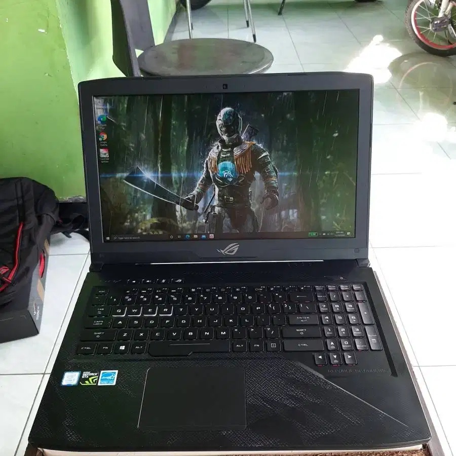 Laptop asus rog i7 RAM 16GB HDD 1TB bekas second