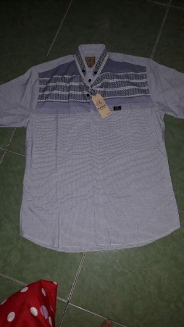 Baju Pria/cowok Kemeja Polos Premium Slimfit/slim Fit Lengan/tangan Pendek Coklat