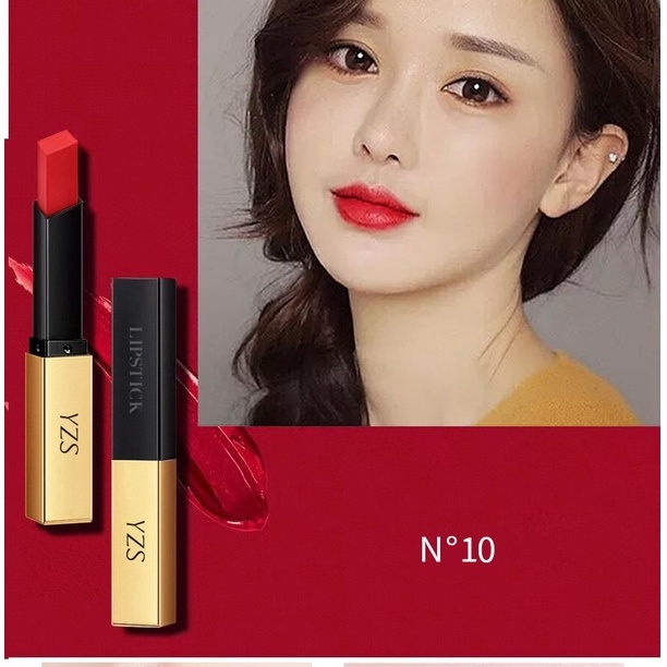 YZS Silky Lipstick Kecantikan Pelembab Bibir Tahan Lama Original Implora Intense Matte Lipstick Long Lasting Finish Lipstik