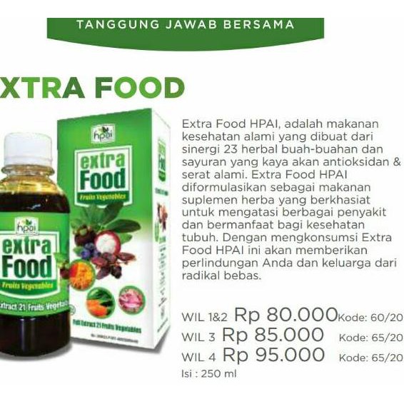 

>COD.E-0576!! Extra Food HPAI Exfo Terlaris