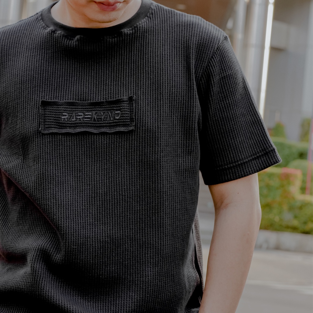 RKYND - Damien Tshirt reguler waffle pria