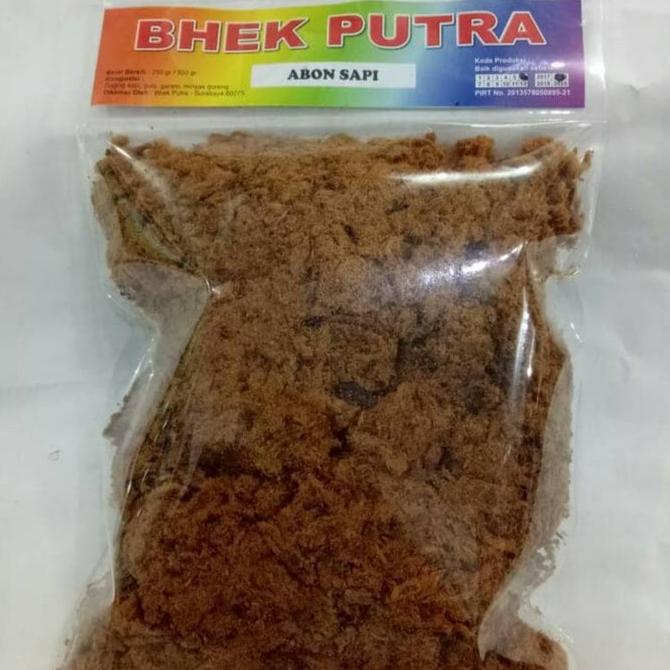 

abon sapi manis asin bhek putra