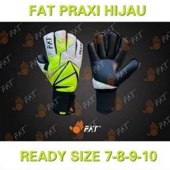 SARUNG TANGAN KIPER ORIGINAL FAT PRAXI HIJAU HITAM