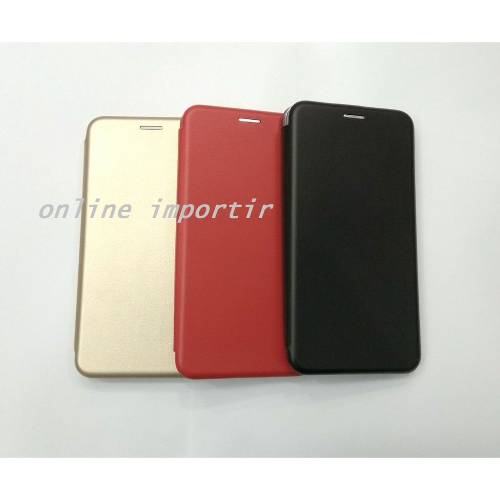 Leather Flip Cover Kulit - Oppo F5