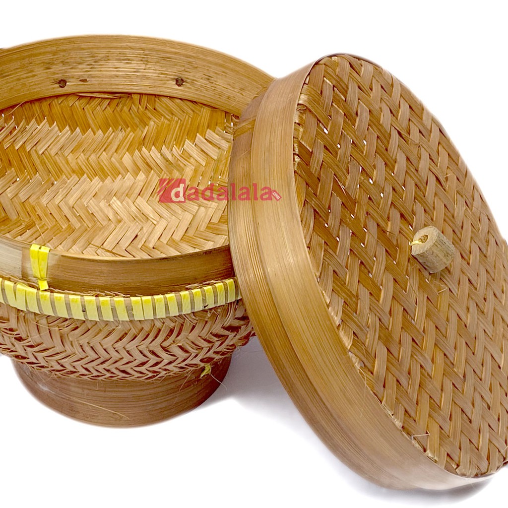 DADALALA Wakul Nasi / Boboko / Ceting Wadah Nasi Tradisional Bahan Bambu - 2 Varian