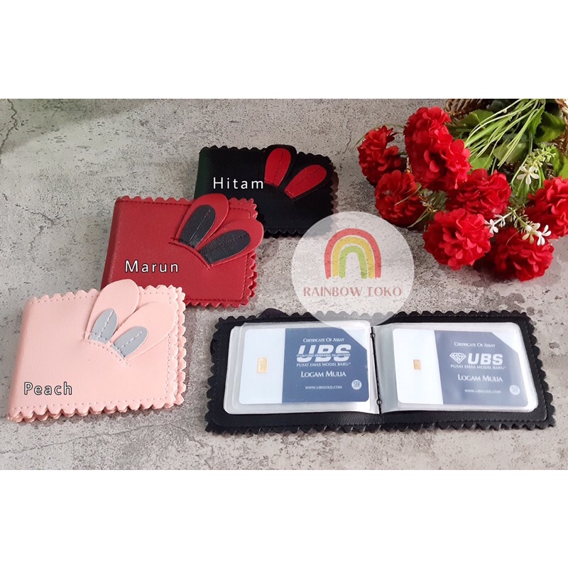 Dompet Album Emas Logam Mulia Antam Foto Model Kelinci Ubs Minigold Certieye Lm Tempat Penyimpanan P