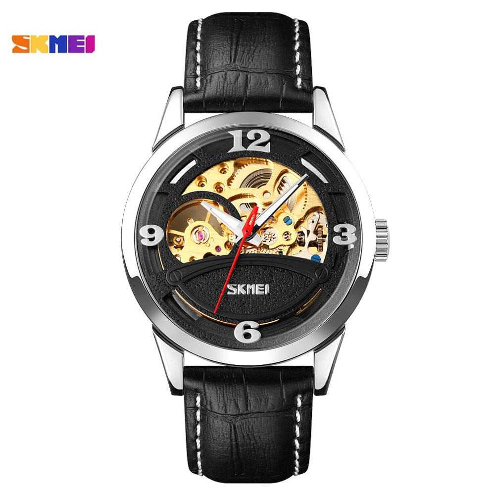 Jam Tangan Pria Automatic Original Leather SKMEI 9226CL-0