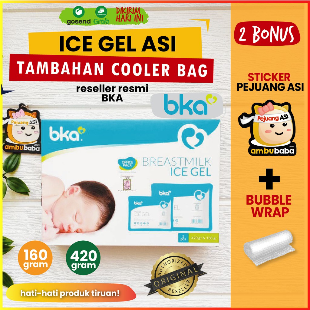 Ice Gel BKA 160 gram 420 gram Tambahan Pendingin Untuk Tas ASI