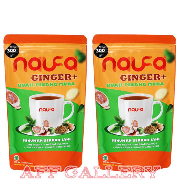 

ORI NAUFA GINGER + BUAH PINANG MUDA 300 GR | MINUMAN SERBUK JAHE ASLI ORI