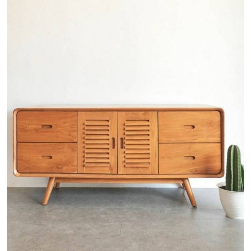 MEJA TV BUFET BUFFET BIFET JEPARA MEUBEL MURAH ANTIK KAYU JATI MODERN MINIMALIS RETRO LACI PINTU