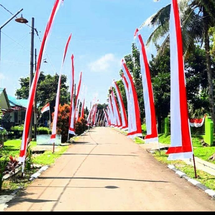 Bendera Umbul Umbul Layur Merah Putih