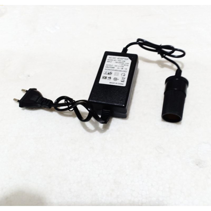 adaptor socket lighter mobil 3a 220v AC to dc 12v 3 ampere 12 volt vacum cleaner charger cigarette