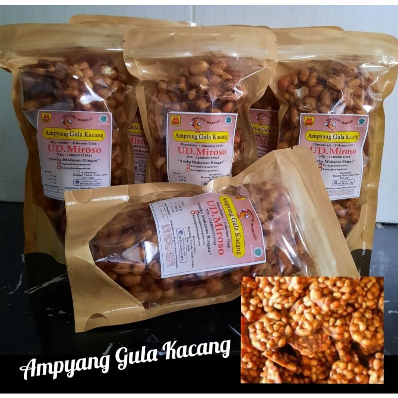 

ampyang gula kacang pouch UD.Miroso GK