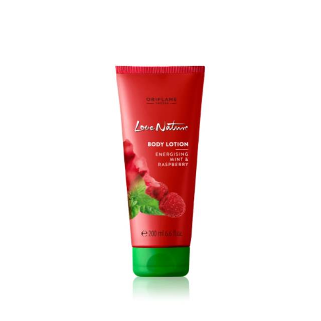 (CUCI GUDANG BULAN JUNI) LOVE NATURE BODY LOTION MINT & RASPBERRY