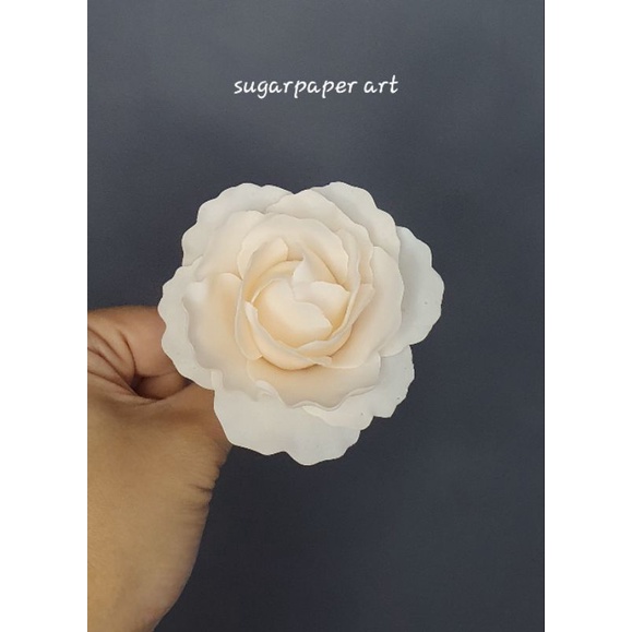 

rose wavy D8 / gumpaste / edible / flower