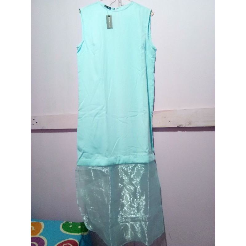 dress biru langit brand coupbelle