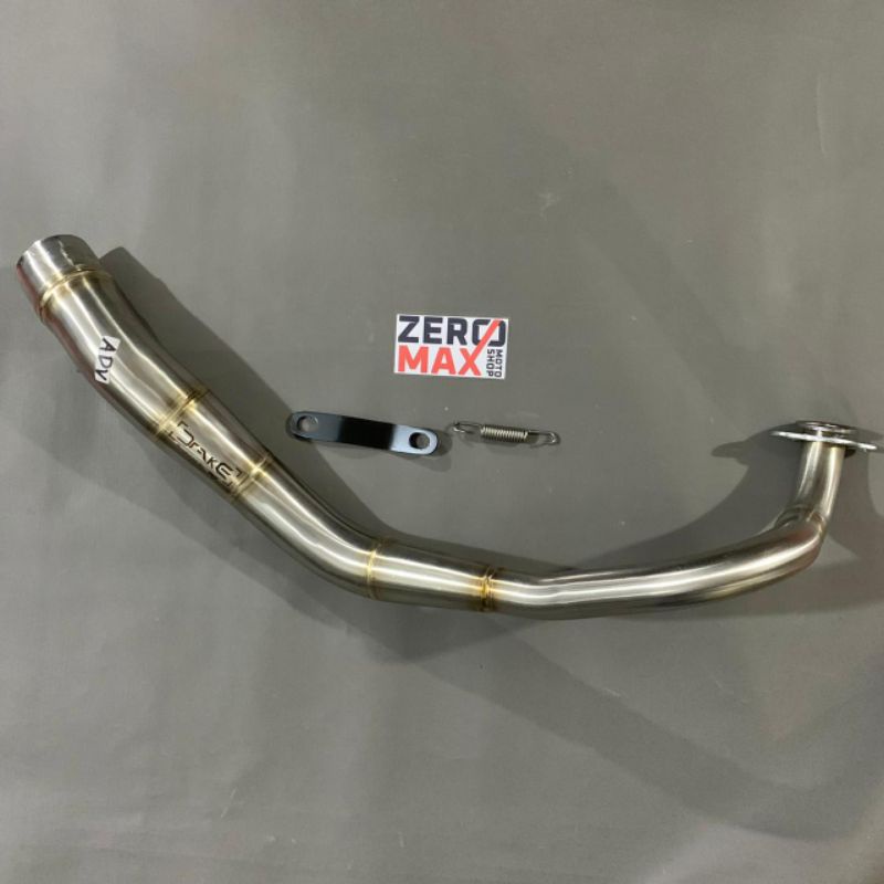 Pipa Header Kit Leher Knalpot Inlet 54mm 54 mm DRAKE by R9 ADV 150